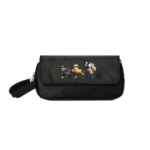 Image of Sageam Anime Demon Nezuko Tanjiro Pencil Case, Big Capacity Pencil Case for Girls, Boys and Adults