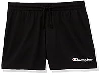 Champion Kids Girls Jersey Short, Black, 12