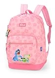 Mochila de Costas Juvenil do Stitch by Luxcel Ref.46975 (Rosa)