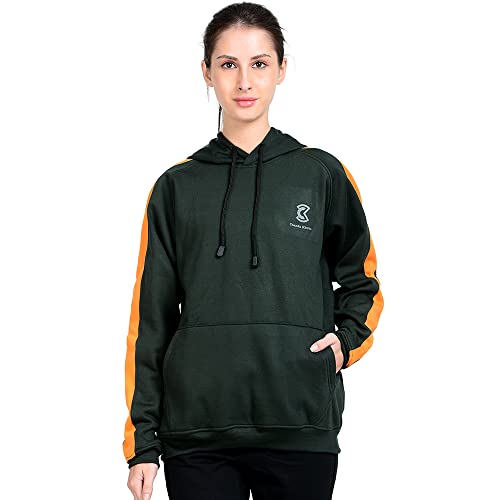 Image of Women's Sweatshirt Full Sleeve Kangaroo Pocket Pullover Hoodies - CKHD-G-08-01-S