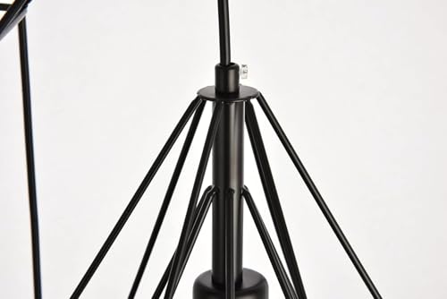 Image of Desidiya Geometric Pendant Light, 3-Light Geometric Black Cluster Pendant Light Home Decor Lights Hanging Ceiling Decorative Chandelier Home, Living Room, Indoor Modern Ceiling Hanging Lamp