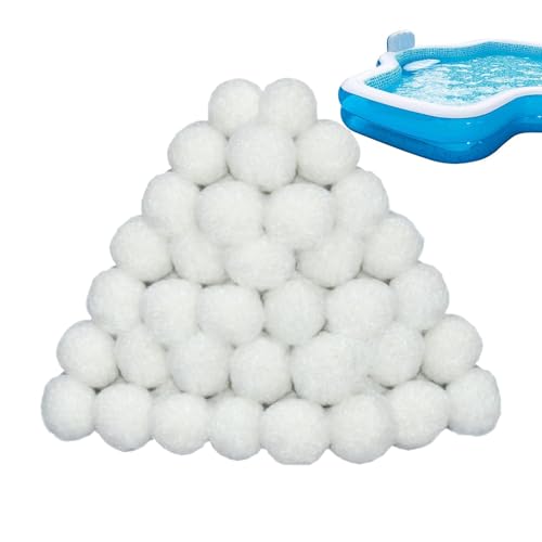 Filterbälle Pool - Filterbälle | Aquarium Filterballs Für Sandfilteranlagen | Polysphere Effiziente Ersatzpumpe Für Schwimmteiche Sauberes Wasser Außenteiche | Filtersand, Schwimmbad, Filterpumpe