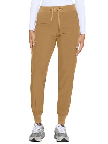Image of COZYFIT Womens Scrub Pants - Soft Stretch Yoga Style with 5 Pockets, Slim Fit Jogger Scrubs Pants for Women