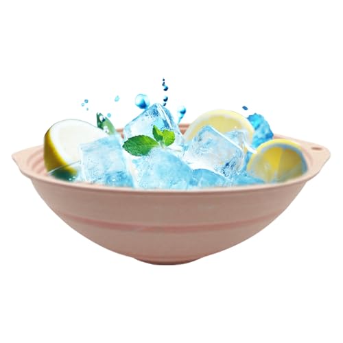 Generisch Cuenco para baño de hielo para la cara, cuenco de buceo frío para la cara, limpieza de la piel, calmante plegable para mujeres, niñas, amigos, lavabos para uso doméstico o bar de viaje