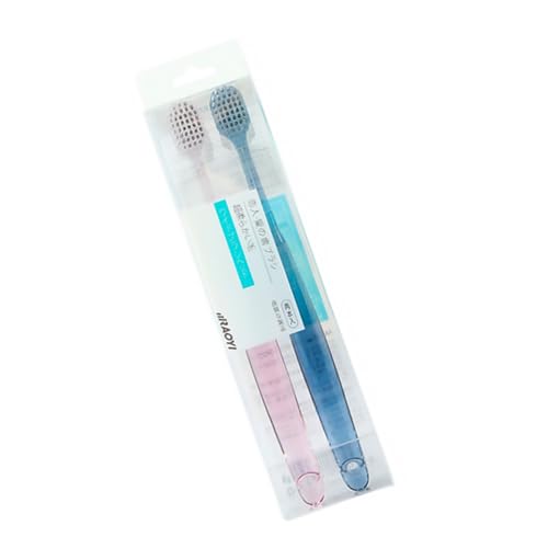 HAMPPLIES 2 Piezas Cepillo De De Cerdas Suaves Cepillo De Ultrasuave Encías Sensibles Cepillo De Para El Cuidado De Las Encías Plástico Pbt