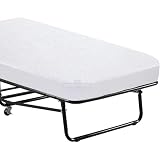 Cot Mattress Protector 30'x80' Waterproof, Terry Soft and Noiseless Mattress Protector Perfect for Daybed 30'x80' Mattress/Narrow Twin/Cot Size/Rv Bunk/Camping Cot (White)