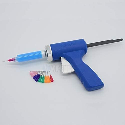 10ml Caulking Gun Plastic Soldering Flux 10cc Syringe Gun for Liquid with Needles