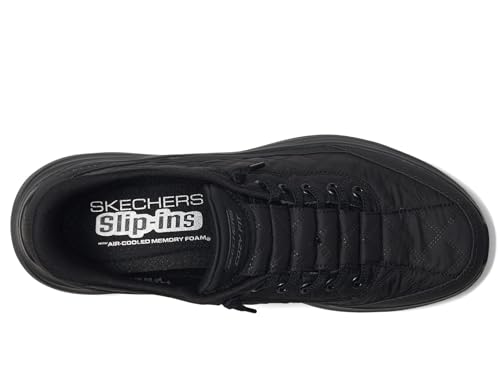 Skechers, Women, Contour Foam - Cozy Fit Hands Free Slip-Ins, Black, 5, Medium