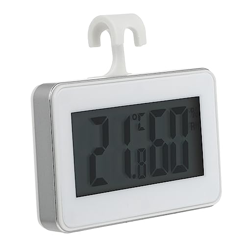 ABOOFAN Abs Material Fridge Temperature Gauge Indoor Household Hygrometer Magnetic Plate