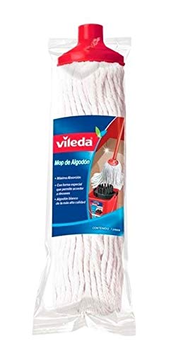 Trapeadores, Sports Vileda Repuesto Trapeador Mop Básico Algodón Limpieza del Hogar