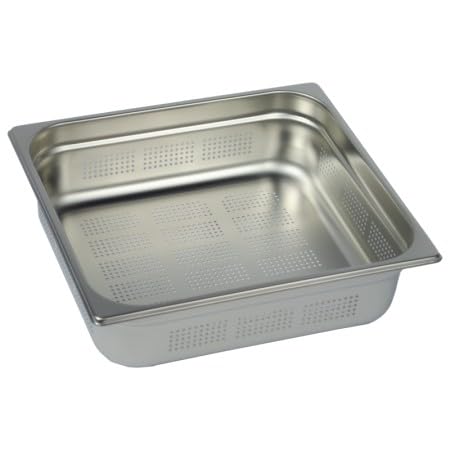 Bac Gastro Inox AISI 304 Perforé GN 2/3 H. 100 mm