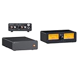 Fosi Audio LC30 VU Meter Amplifier Speaker and Box X5 Phono Preamp for MM & MC Cartridge Turntable