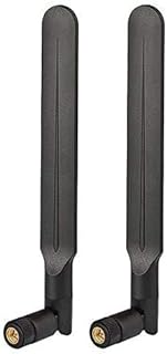 Bingfu 4G LTE 3dBi External SMA Male Antenna (2-Pack) Compatible with 4G LTE Wireless Router CPE Hotspot Industrial IoT Router Cellular Gateway Terminal Outdoor Cellular Security Camera