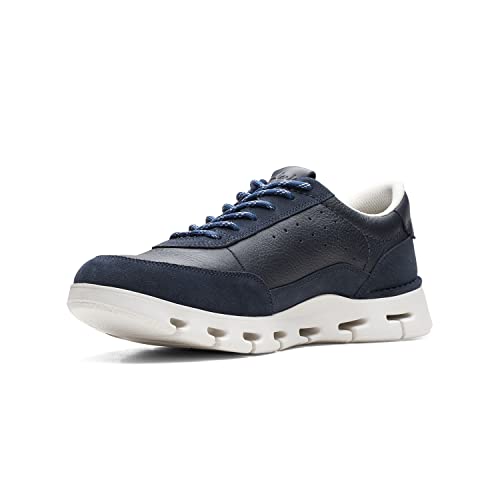 Image of Clarks Mens 26166010-black Comb Sneaker