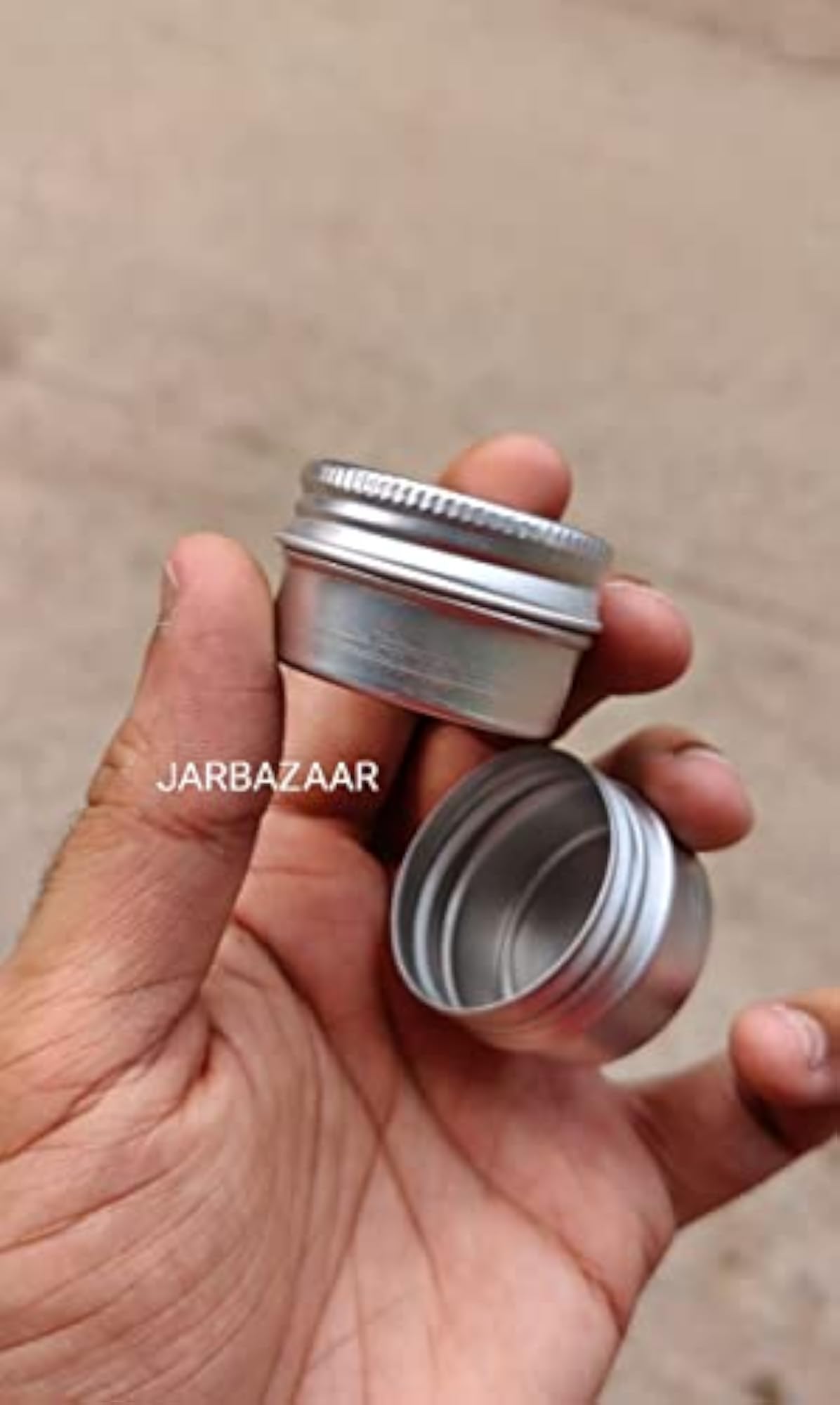 Trial Pack of 6 Aluminium Tin Containers, 15 GM