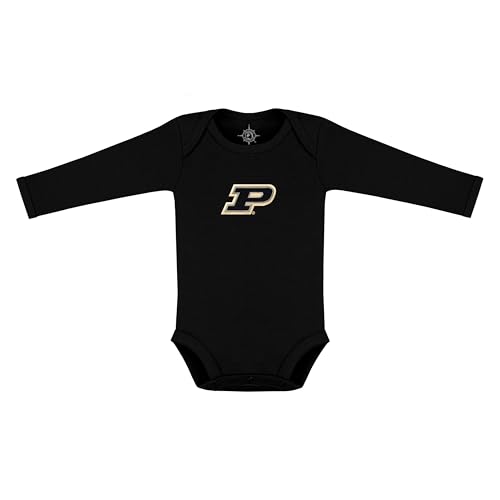 Creative Knitwear College Baby Infant Long Sleeve Bodysuit - Team Logo, Multiple Colors, Unisex (0-9 Months)
