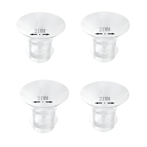Image of bliblo 4pcs Flange Insert 21mm,Compatible with Medela/TSRETE/momcozy,BPA Free Silicone Insert for Wearable Breast Pump Shield/Flange Insert，Milk Collector 24mm Universal