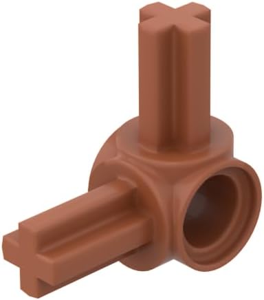 Gobricks GDS-924 Technic Pin Connector Hub with 2 Perpendicular Axles 50PCS Compatible with Lego 10197 DIY Parts and MOC Components for Major Brick Brands Color:Blue 23