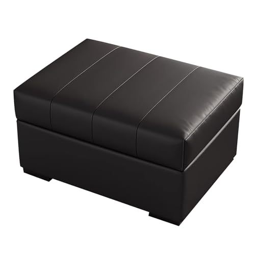 ZPRYZHD Baul Almacenaje Dormitorio, Bancos con Espacio de Almacenamiento y Compartimento Oculto, Banco de Entrada, para Sala de Estar, Dormitorio y Entrada(Black,15.7in/40cm)