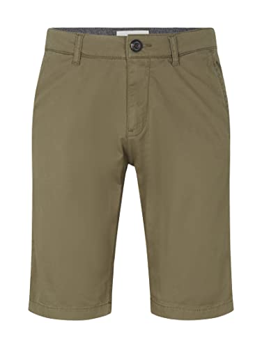 TOM TAILOR Herren 1035037 Slim Chino Bermuda Shorts mit Stretch, 10415 - Dusty Olive Green, 28 – Ansicht 5