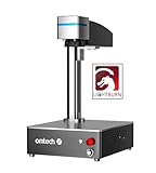 OMTech 60W MOPA Fiber Laser Engraver with LightBurn, 5.9'x5.9' Laser Marking Machine for Metal Color Marking, Metal Etching Machine with JPT Source EZCad Galvo Lens