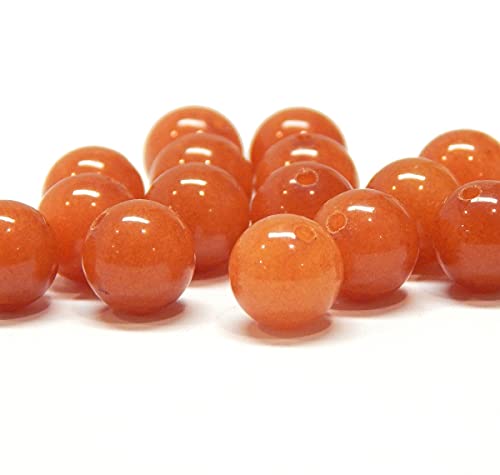 Aventurine Red Stone Gemstone Beads, 8 mm, 6 mm, 4 mm, Ball, Semi-Precious Stones, Jewellery Making Craft Accessories - Image 3