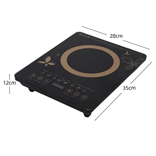 mewmewcat Fogão de indução eletrodomésticos inteligentes de cozinha 2200 w tela de toque inteligente