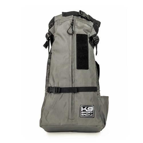K9 Sport Sack Trainer - Large, Iron Gate - Ideal for Dogs with 20-22” Back Length - Backpack-Style Training Carrier - Meant for Quick, Non-Strenuous Activities
