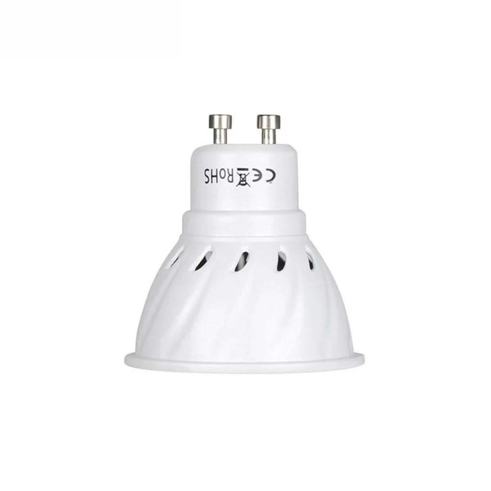 YSJX lighting, Paquete de 30, bombilla LED AC220V GU10 36/54/72LEDS Lámparas Gu10 Lámparas de luz de la mancha(Neutral White,6w)