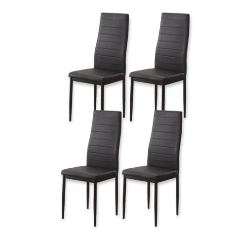 Sillas Comedor Pack 4 Modernas Tapizadas Marca SHIITO