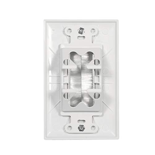 Legrand OnQ Cable Access Wall Plate, Recessed Wall
