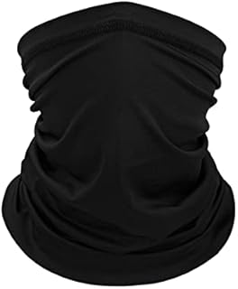 WLLHYF Bandana Neck Gaiters, Neck Warmer Balaclava Unisex Headband Snood UV Resistance Face Shield Cover Multifunctional Headwear Face Covering for Yoga Running Hiking Cycling Elastic Tube Scarf