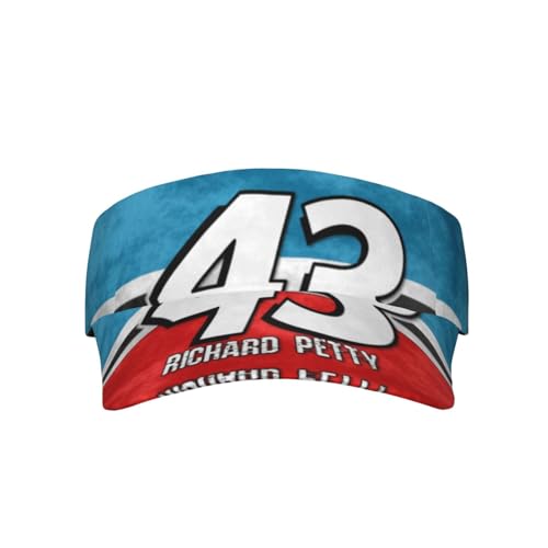 FOLOFOGO Richard-Petty-Car-43 Unisex Baseball Cap Sunscreen Visor Cap for Outdoor Sports Trucker Cap, Sun Hat, Black-6