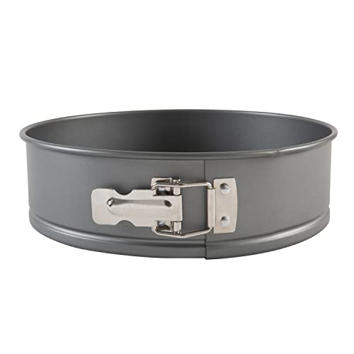 Kitchen Details 9.5 Inch Round Cake Pan| Nonstick| Kitchen | Baking | Grey| Oven safe up to 500 degrees | Browning | Easy Clean Up