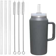 سترو بديل لـ Stanley 64oz Tumbler ، فرشاة تنظيف القش الطويلة جدًا لـ Stanley Quencher H2.0 FlowState الفولاذ المقاوم للصدأ معزول 40oz / 64oz Tumbler