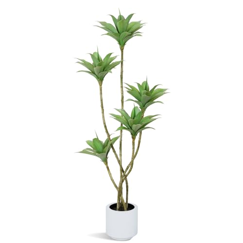 Artificial-Trees-51-Ft-Water-Lilies-with-5-Heads-Potted-Faux-Floor-Plants-for-Living-Room-Decor-Fake-Silk-Plants-for-Home-Decor-Indoor-Office-Garden-Outdoor-Tree Artificial Trees 51 Ft Water Lilies with 5 Heads Potted Faux Floor Plants for Living Room Decor Fake Silk Plants for Home Decor Indoor Office Garden Outdoor Tree
