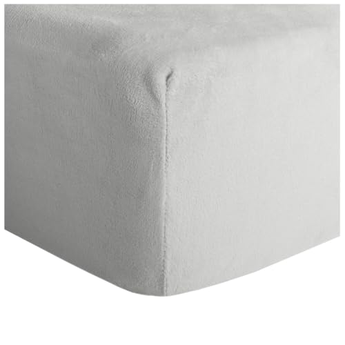 Acomoda Textil – Sábana Bajera de Coralina Ajustable y Elástica para Cama. Bajera Térmica Tacto Suave de Invierno Cálida, Resistente, Transpirable, Decorativa y Fija. (Beige, Cama 150x190/200)