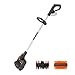 Price comparison product image WORX 18V(20V MAX) Cordless Power Brush, PowerShare, Multi-Brush for Stone, Wood Surface and Artificial Cleaning, Quick Brush Change, 1x Stone Brush, 1x Steel Wire Joint Brush, WG441E.9