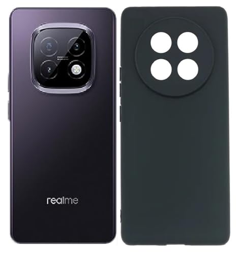Image of Back Cover case for Realme Narzo 70 Turbo - Black