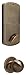 MiLocks BTF-02AQ Digital Deadbolt Door Lock and Passage Handle Set Combo with Keyless Entry via Keypad Code for Exterior Doors, Antique Brass