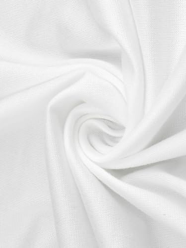 cheibear Womens Cover Ups Beach Seaside Summer Backless Spaghetti Strap Dress Sarongs Wrap White S - Image 5