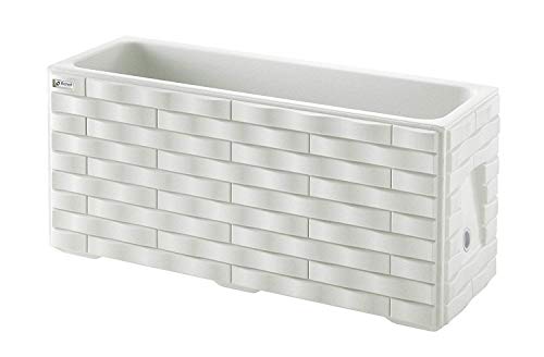 リッチェル タウンプランターWS スリム90型 タイル サンドグレー