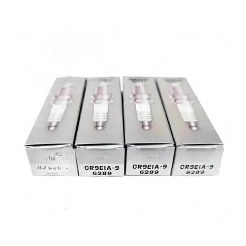 Bougies d'allumage Spark Iridium CR9EIA-9 pour moteur de moto - Lot de 4 pièces 6289