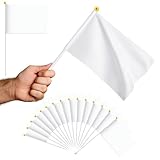 Flagge Selbst Gestalten, Fahne Selbst Gestalten, 50 Stück Handwedel Fahnen, 14x21 cm, Ideal Für Veranstaltungen, Sportevents Und Werbung