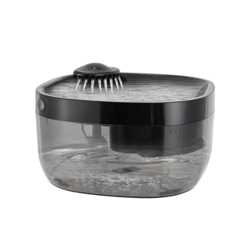 Fuente de Agua para Mascotas 7 Litros Negra