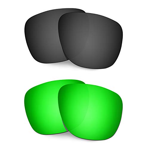 Lentille pour Oakley Crossrange XL OO9360 de rechange renforcée noir vert