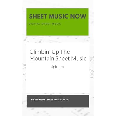 Climbin' Up The Mountain Sheet Music