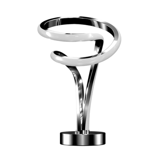 airnasa RGB Desk Lamp, Spiral Lamp for Night Stand & Bedside - 7 Colors Touch Dimmable, 10 Lighting Modes, USB Powered Desk Night Light for Bedroom, Office, Ideal Gift (Black)