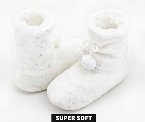 Image of Panda Bros Women's Bootie Slipper Socks, Non-Slip Gripper House Socks