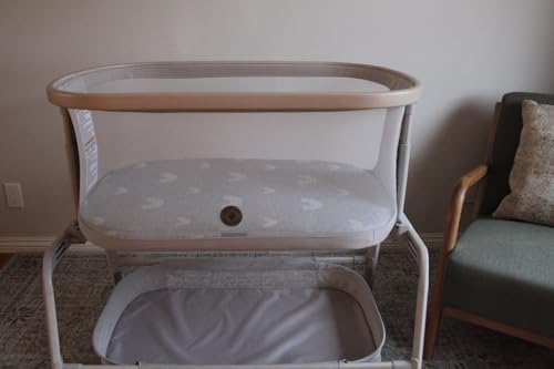 Image of Baby Bassinet Mattress Topper, Waterproof Replacement Pad with Removable & Washable Mattress Covers (for Maxi-COSI Lora)
